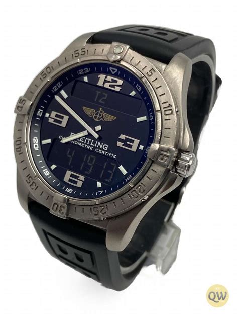 breitling aerospace titanium calibre 75 2003|breitling aerospace review.